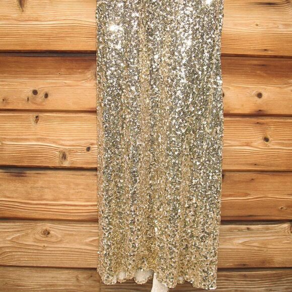 Mac Duggal 26717 SEQUINED ONE SHOULDER BISHOP SLEEVE TRUMPET GOWN - Picture 12 of 16